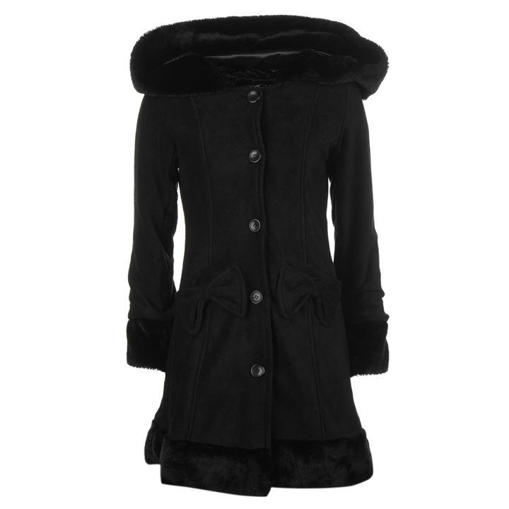 Black Vixxsin Ladies Hooded Coat