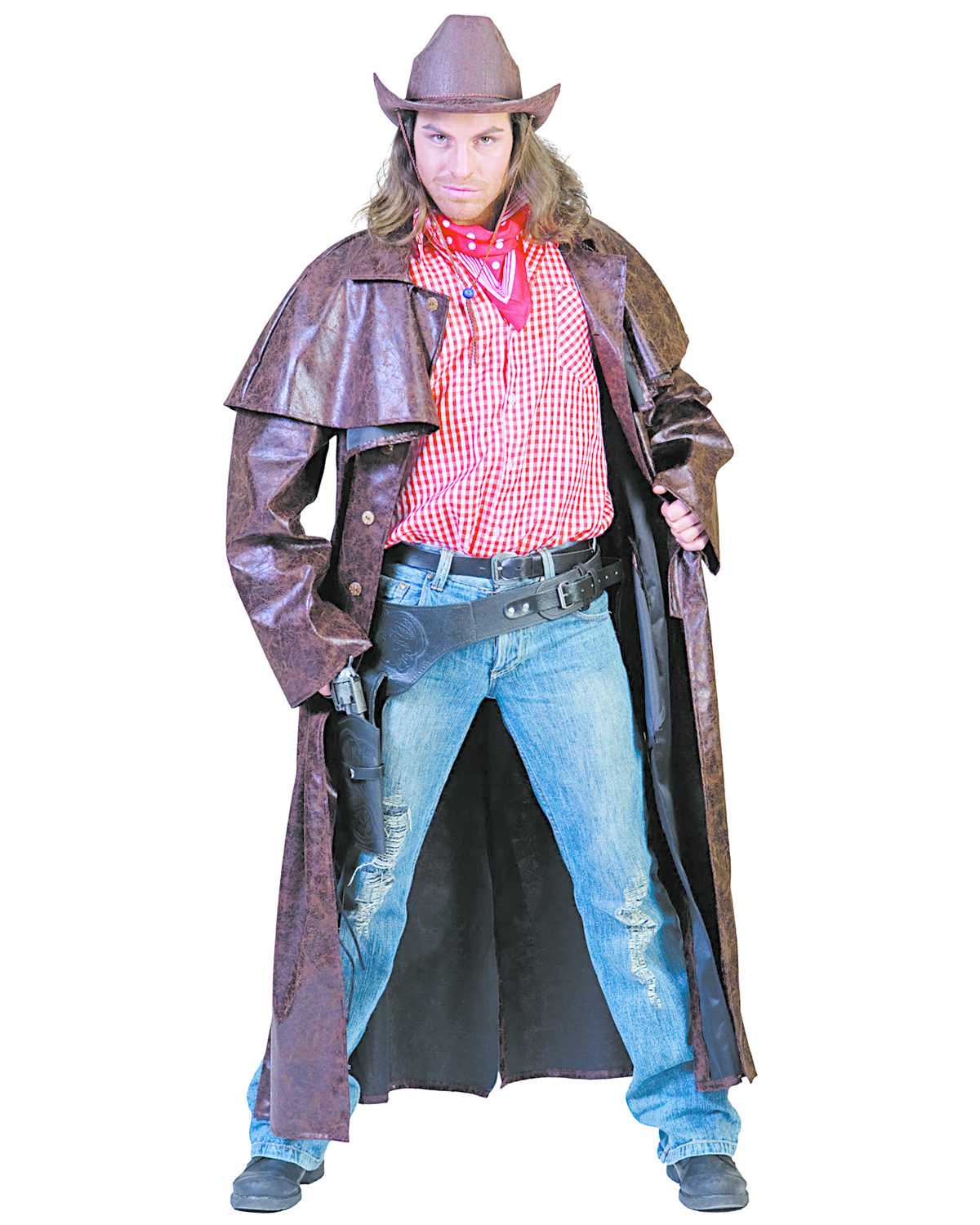 Cowboy Costume Western Duster Coat