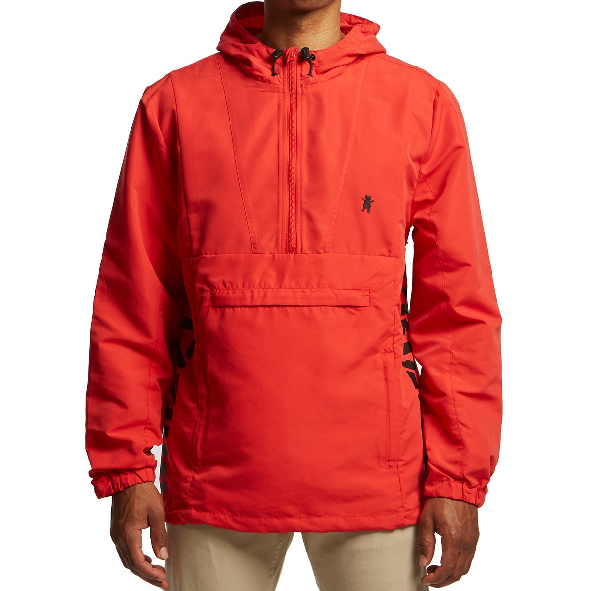 Red Grizzly Medalist Anorak Jacket