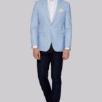 Sky Blue Blazer With Jeans Combination Can be The Hottest Fashion Trend