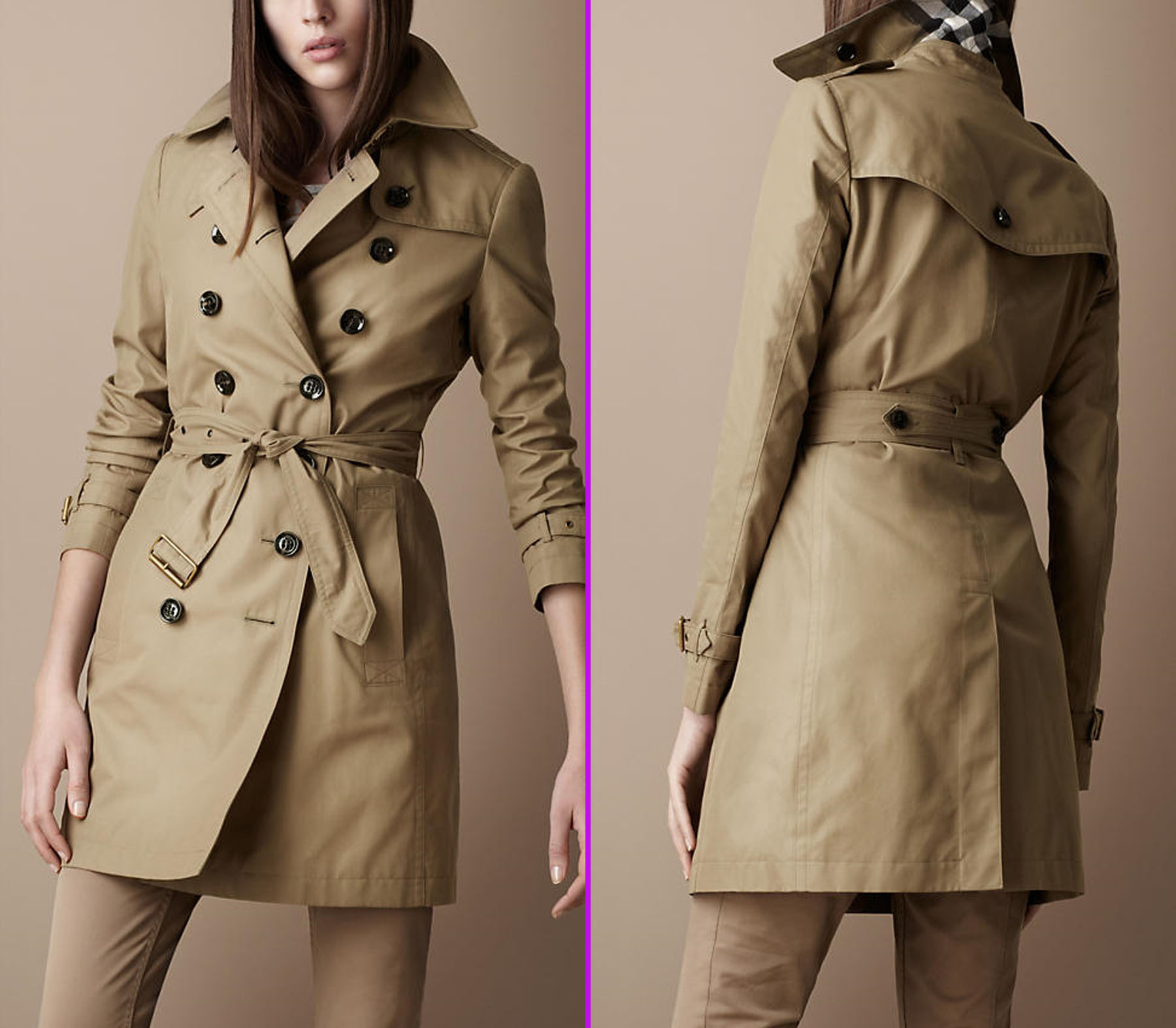 armani trench coat ladies