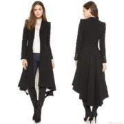 Black Overcoat For Women Comfortable