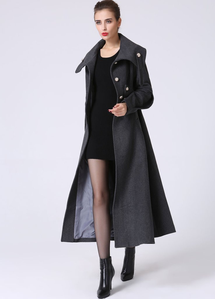 Long Fitted Winter Coat