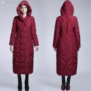 Long Hooded Winter Coat For Women Graceful