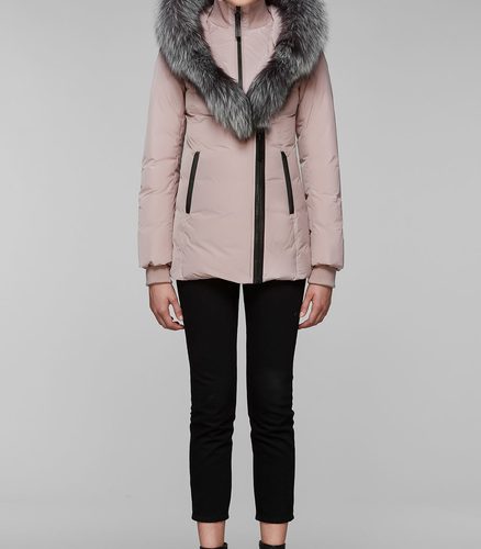Pink Fitted Winter Coat