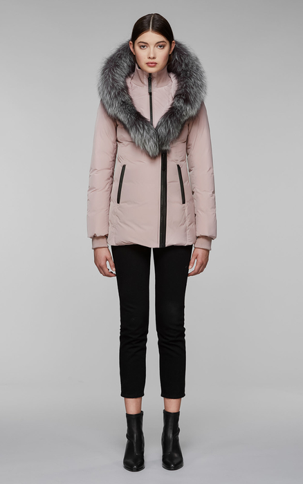 Pink Fitted Winter Coat