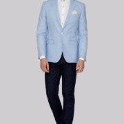 Sky Blue Blazer with Jean
