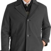 Traditional Fit 3 4 Length Mens Car Coat