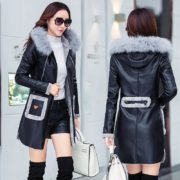 Warm Leather Jacket For Women Fashion