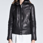 Warm Leather Jacket For Women Premium