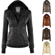 Warm Leather Jacket For Women Trendy