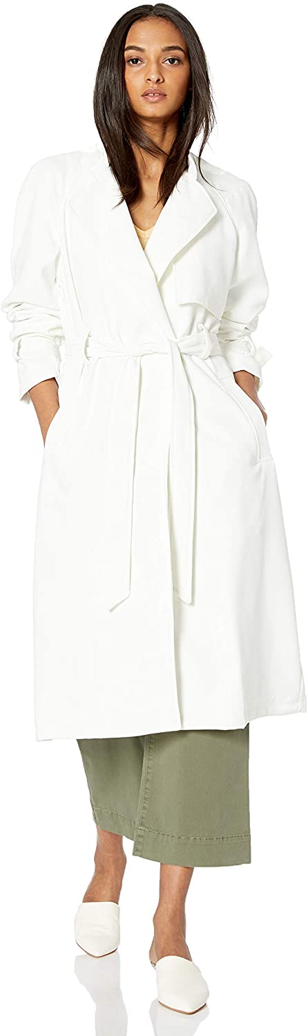 RACHEL Rachel Roy womens Crepe Trench Coat